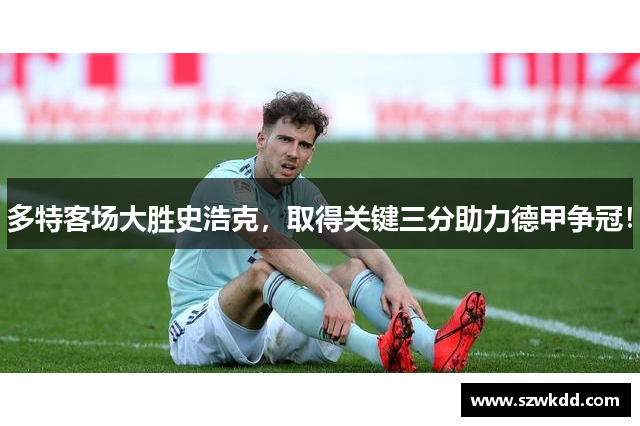 多特客场大胜史浩克，取得关键三分助力德甲争冠！