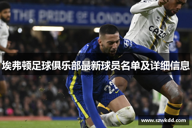 埃弗顿足球俱乐部最新球员名单及详细信息